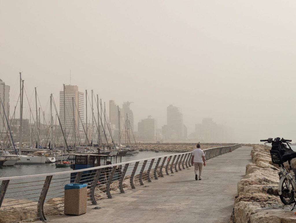 tel aviv beach coastline