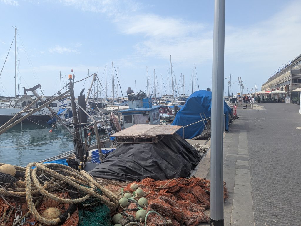 yafo jaffa port trash
