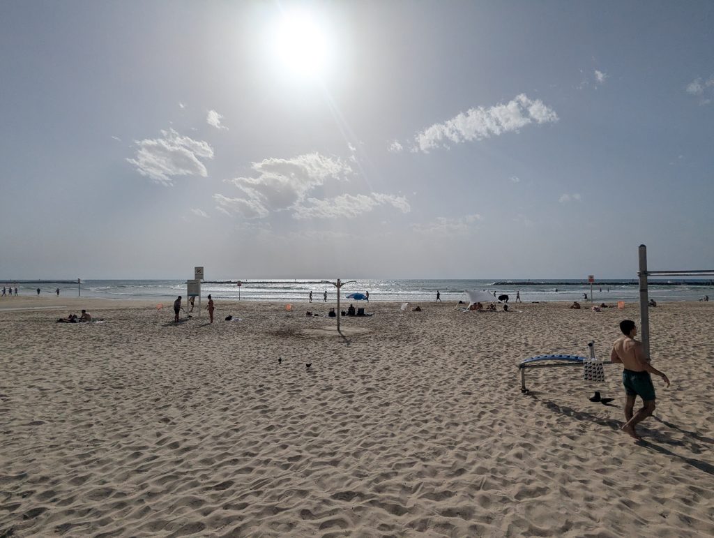 tel aviv afternoon beach photo
